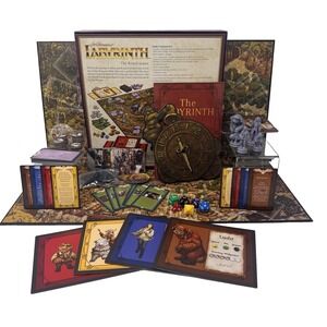 Jim Henson Labyrinth Board Game Fantasy Strategy Adventure Classic Complete Set